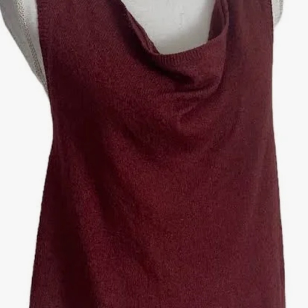 FP beach Laurel Sweater Tank Burgundy Women's Sweater